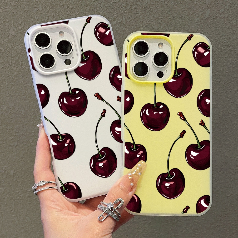 Phone Accessories Iphone - INS Cheery Phone Case For iPhone