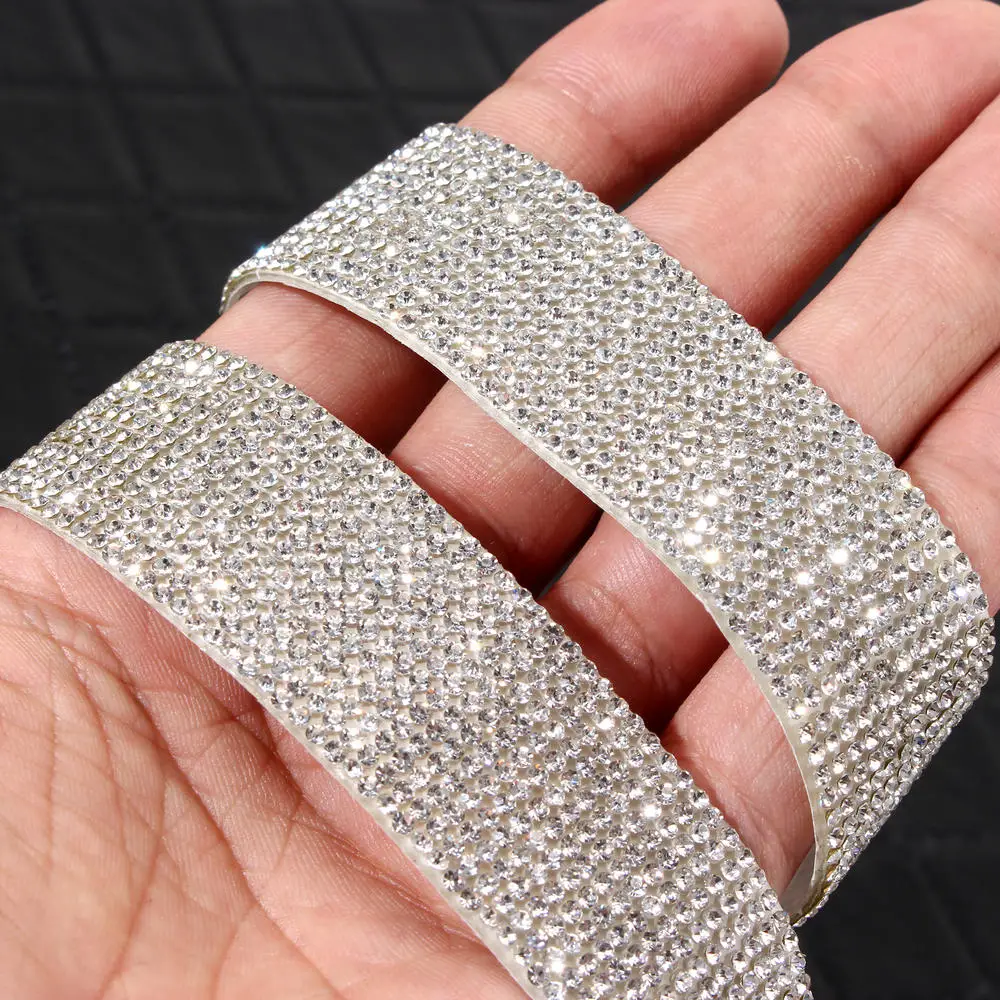 Self Adhesive Crystal Rhinesto - Phone Accessories For Your Car review and price