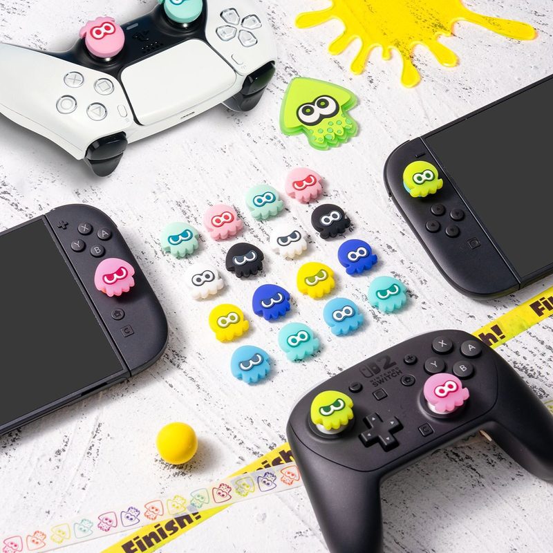 Thumb Grip Caps Splatoon Squid - Xbox Phone Accessories review and price