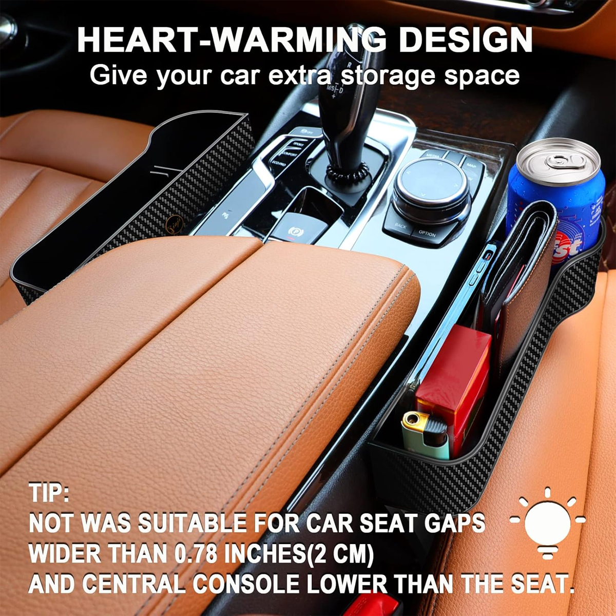 Car Seat Gap Storage Box, Mult - Phone Accessories For Your Car review and price
