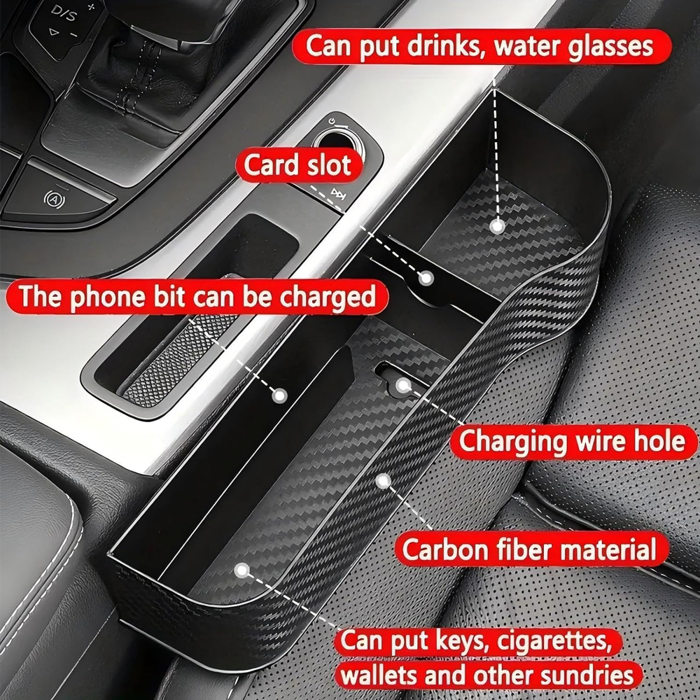 Car Seat Gap Storage Box, Mult - Phone Accessories For Your Car review and price
