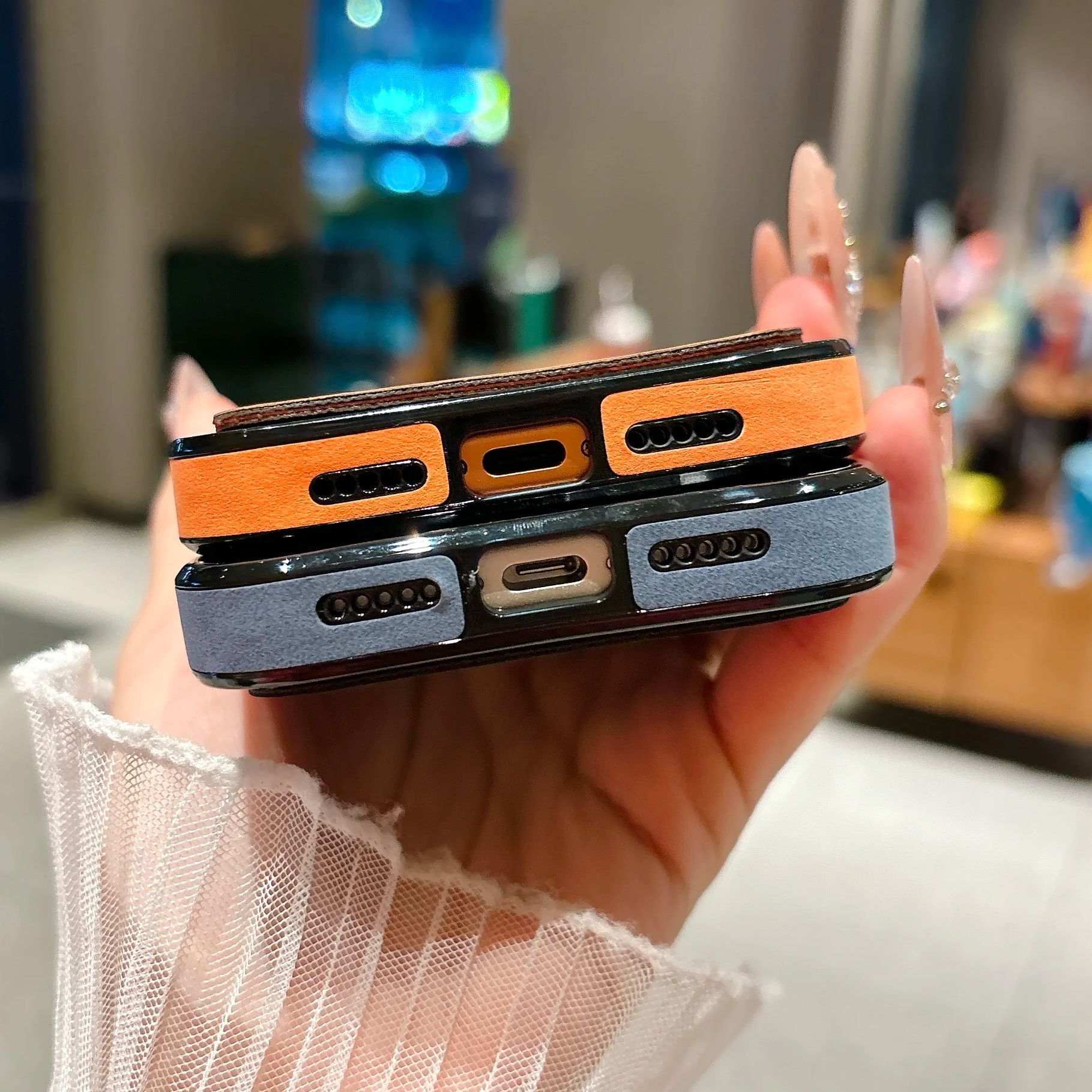 Wallet Card Holder Suede Leath - Phone Accessories Business review and price