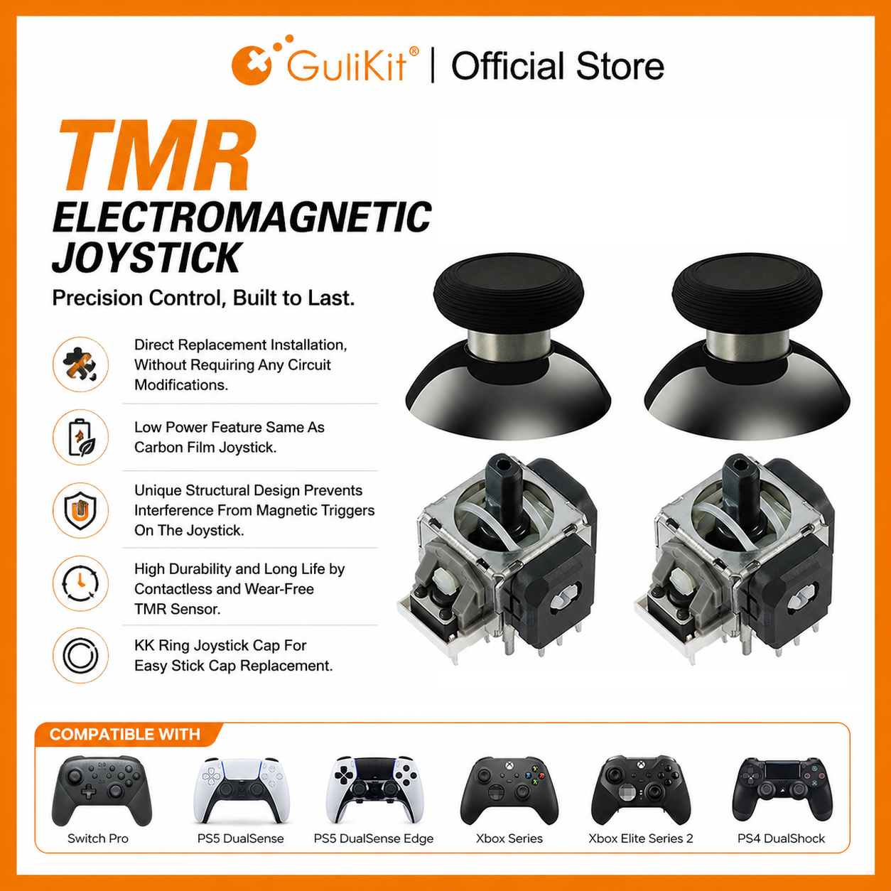 10 Pairs GuliKit TMR Joystick  - Xbox Phone Accessories review and price
