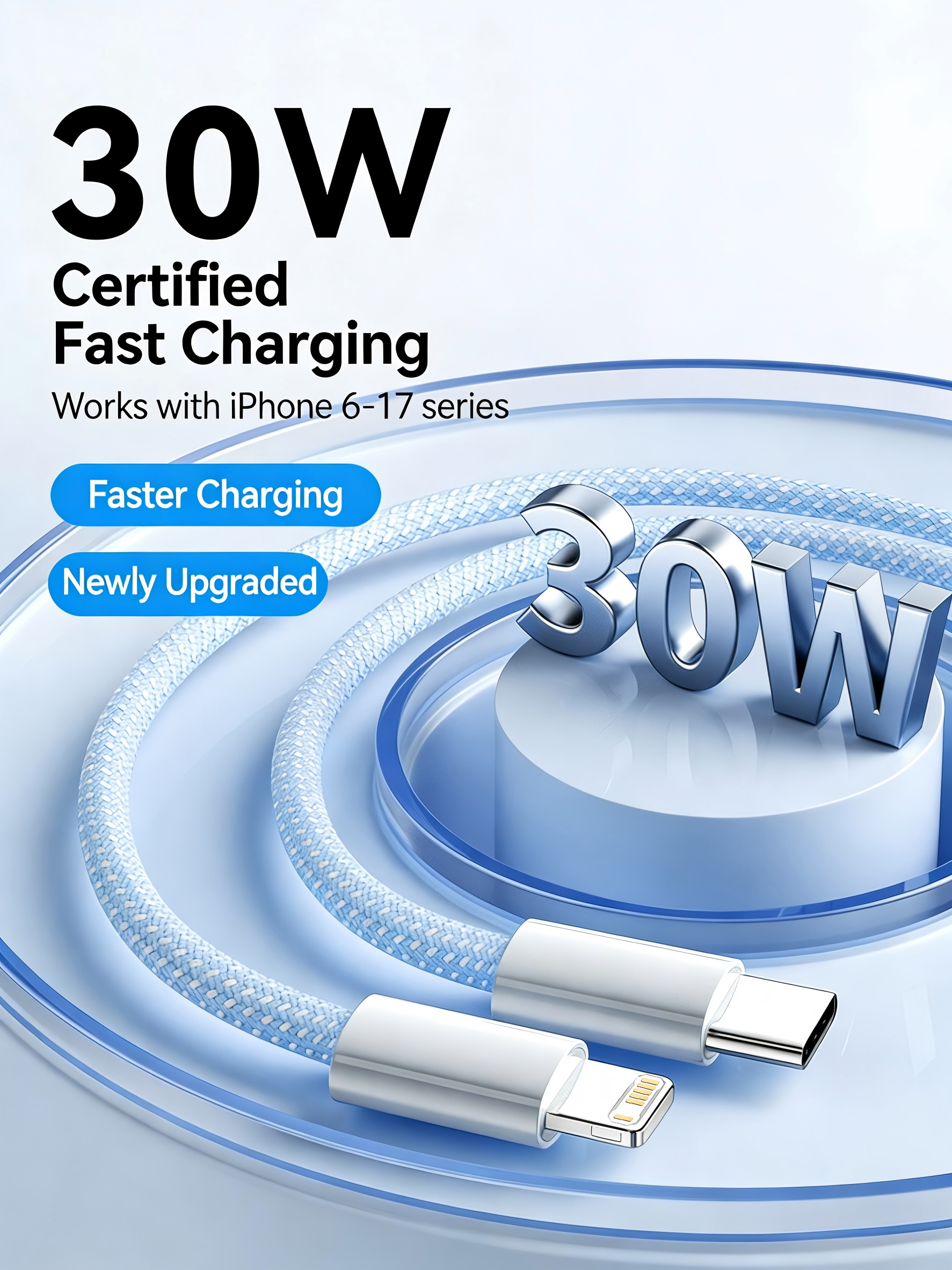 3PCS PD 30W USB Cable For iPho - Phone Accessories Online review and price