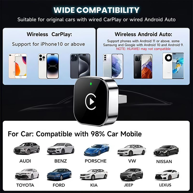 2-in-1 Wireless CarPlay Adapte - Phone Accessories Online review and price