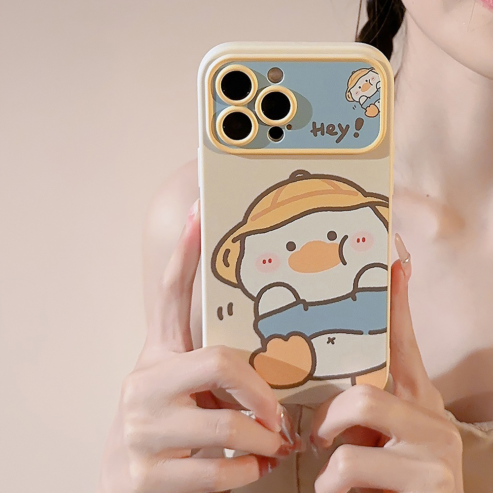 Korean Cartoon Yellow Duck Pho - Phone Accessories Iphone review and price