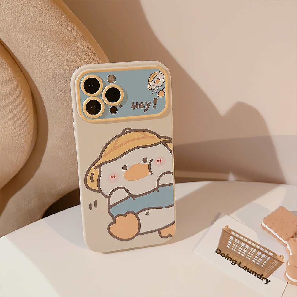 Korean Cartoon Yellow Duck Pho - Phone Accessories Iphone review and price