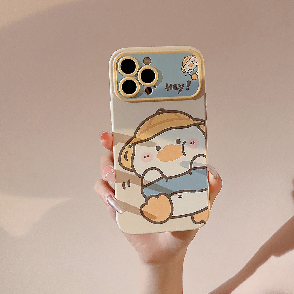 Korean Cartoon Yellow Duck Pho - Phone Accessories Iphone review and price