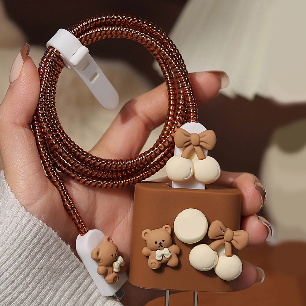 Cute Bear Charger Protector Ca - Phone Accessories Online review and price