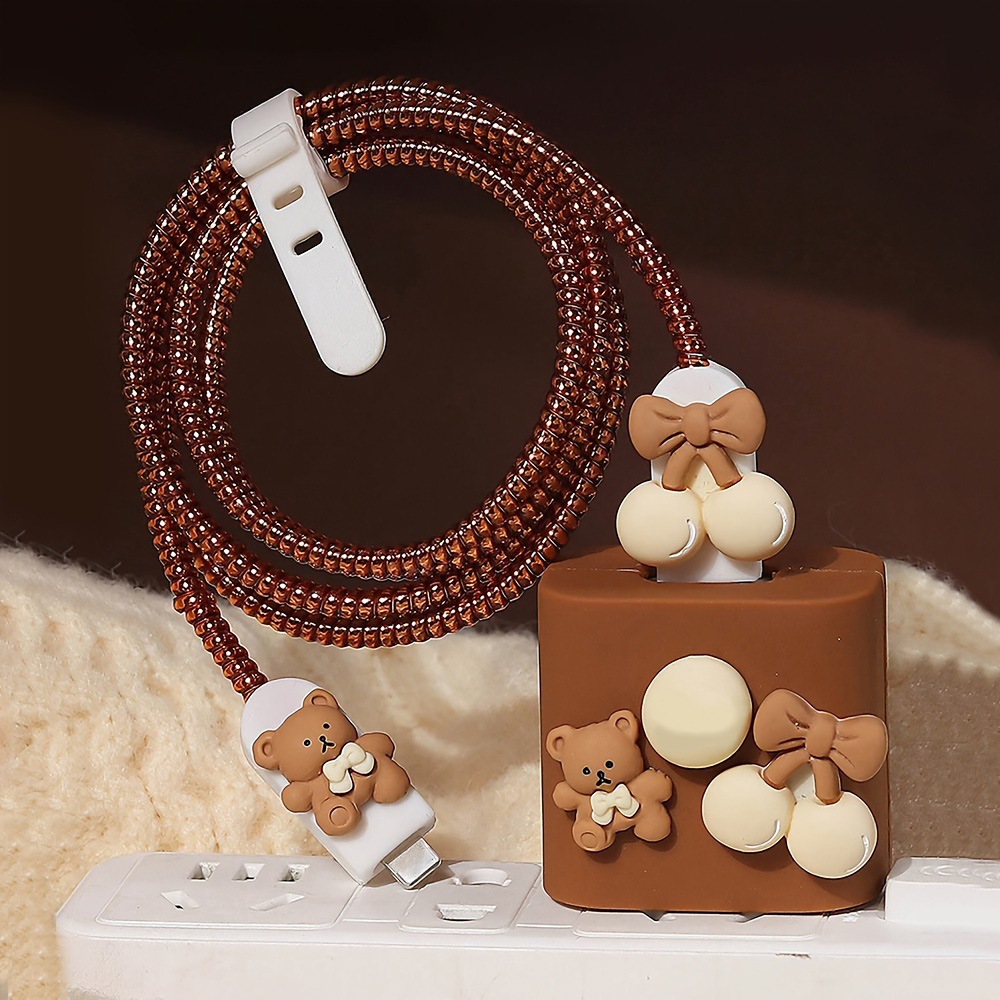 Cute Bear Charger Protector Ca - Phone Accessories Online review and price
