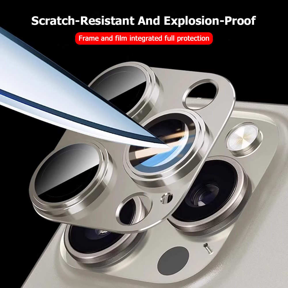 Metal Tempered Glass Cover Cam - Phone Accessories Online review and price