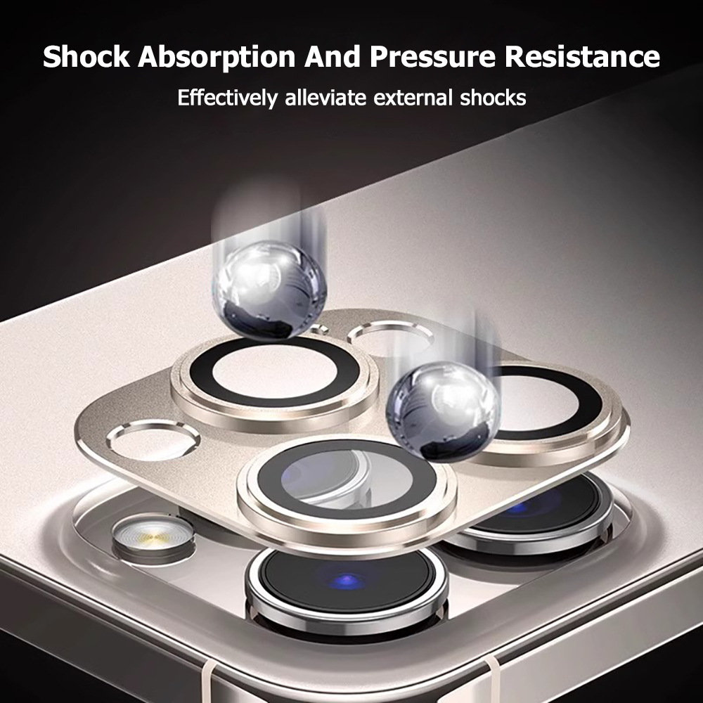 Metal Tempered Glass Cover Cam - Phone Accessories Online review and price
