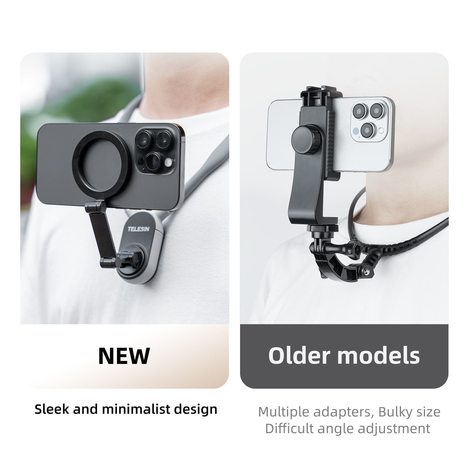 TELESIN Silicone Magnetic Neck - Phone Accessories Online review and price