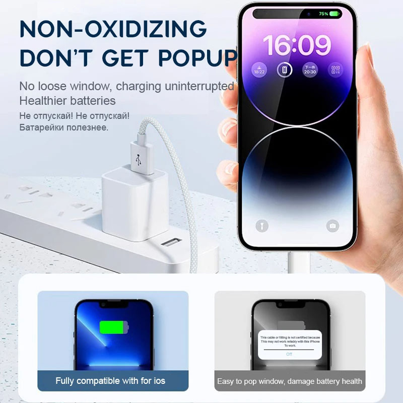 30W Fast Charging USB Cable Fo - Phone Accessories Online review and price